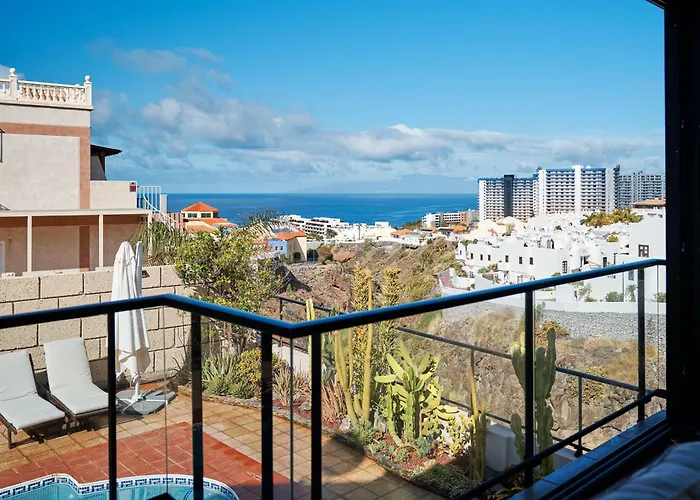 Casa Del Mirador Ocean View Private Heated Pool Villa Playa Paraiso (Tenerife)